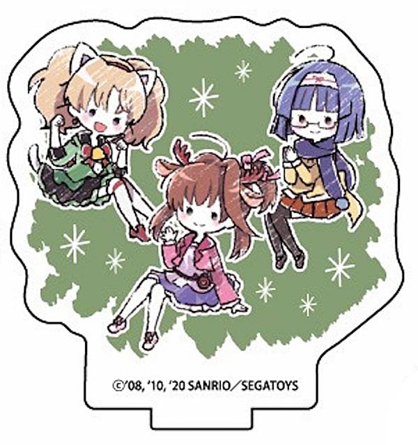 【あかり＆ミリア＆沙羅】 アクリルぷちスタンド ジュエルペット てぃんくる☆ 02 クリスマスVer.(グラフアートデザイン)画像
