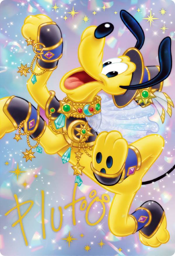 【[箔押し仕様] 3.プルート (スペシャルアートカード) 】 ディズニーキャラクターズ Disney Characters ウエハース画像