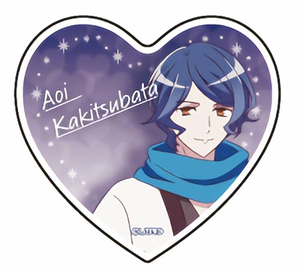 【杜若葵】 キャラアクリルバッジ アニメ アイ★チュウ 02 アイドル衣装Ver.画像