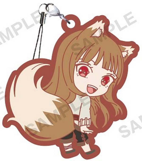 【ごきげん】狼と香辛料 merchant meets the wise wolf ホロがいっぱいカプセルラバーストラップ画像