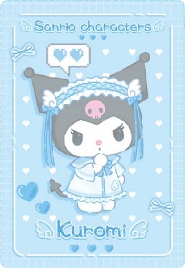 【03.クロミ (水色デイズ) (キャラクターカード) 】サンリオキャラクターズ ウエハース8画像