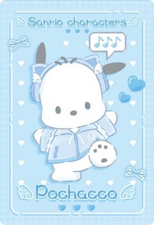 【04.ポチャッコ (水色デイズ) (キャラクターカード) 】サンリオキャラクターズ ウエハース8画像