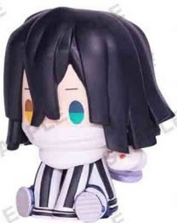 新品★鬼滅の刃【伊黒小芭内】まめころりん★ぬいぐるみマスコット グッズ-キーホルダー】鬼滅の刃 まめめいと（ぬいぐるみマスコット