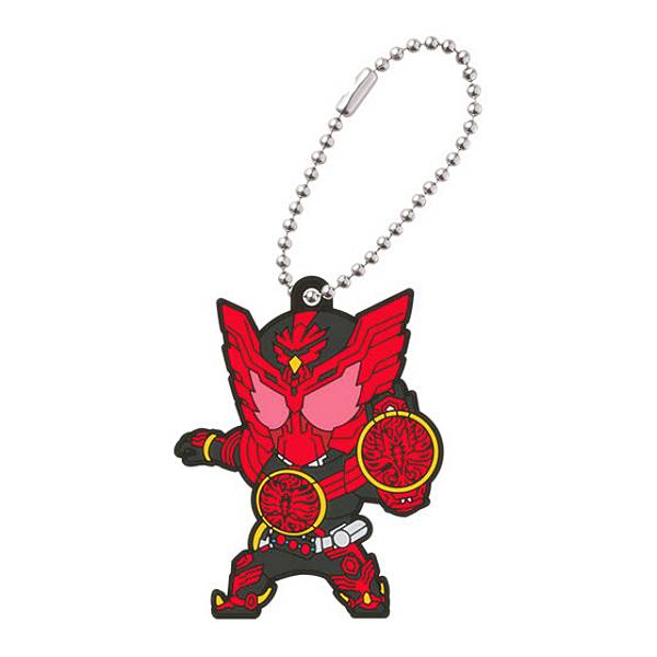 【仮面ライダーオーズ タジャドル コンボ】仮面ライダーシリーズ レジェンドライダー カプセルラバーマスコット6画像