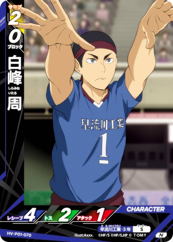 楽天市場】ハイキュー!! バボカ!! BREAK HV-P01-055 二口 賢治 (N