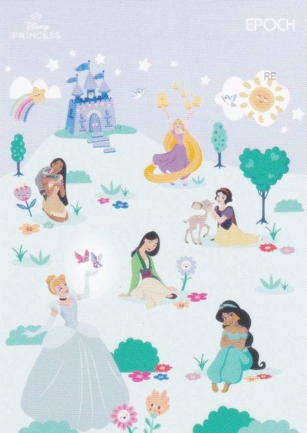 【29 シンデレラ＆ラプンツェル＆ジャスミン＆ムーラン＆ポカホンタス＆白雪姫 (レギュラーカード/DISNEY PRINCESS) 】 2025 EPOCH Collection Cards Disney Princess ディズニープリンセス画像