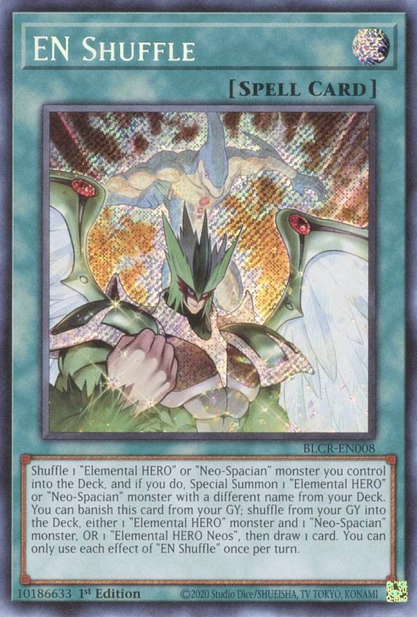 遊戯王 BLCR-EN008 ENシャッフル EN Shuffle (英語版 1st Edition シークレットレア) Battles of Legend：Crystal Revenge画像