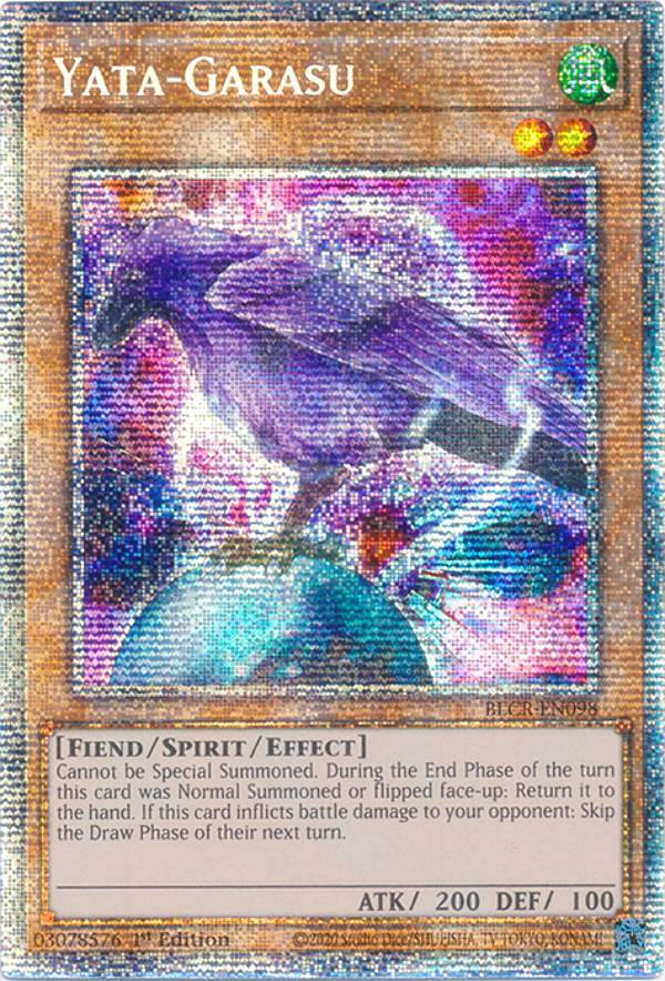 遊戯王 BLCR-EN098 八汰烏 Yata-Garasu (英語版 1st Edition スターライトレア) Battles of Legend：Crystal Revenge 45,000円
