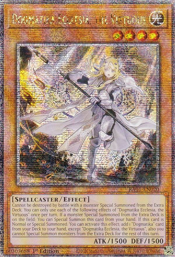 遊戯王 RA01-EN020 教導の聖女エクレシア Dogmatika Ecclesia, the Virtuous (英語版 1st Edition 25th クォーターセンチュリーシークレットレア) 25th Anniversary Rarity Collection
