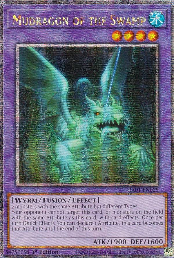 遊戯王 RA01-EN028 沼地のドロゴン Mudragon of the Swamp (英語版 1st Edition 25th クォーターセンチュリーシークレットレア) 25th Anniversary Rarity Collection