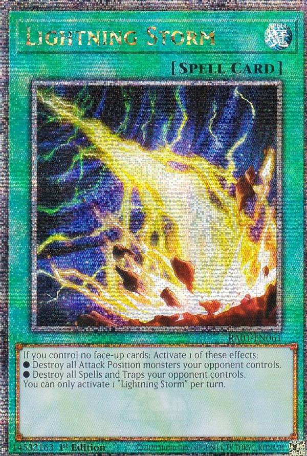 遊戯王 RA01-EN061 ライトニング・ストーム Lightning Storm (英語版 1st Edition 25th クォーターセンチュリーシークレットレア) 25th Anniversary Rarity Collection｜REALiZEホビー＆トレカ2号店