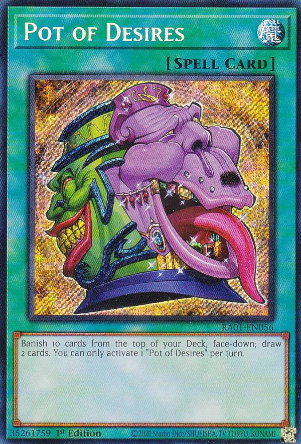 楽天市場】遊戯王 RA01-EN059 強欲で金満な壺 Pot of Extravagance