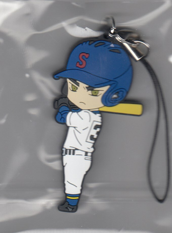 [結城哲也] ぴくりる! ダイヤのA　トレーディングストラップ イヤホンジャック付き画像