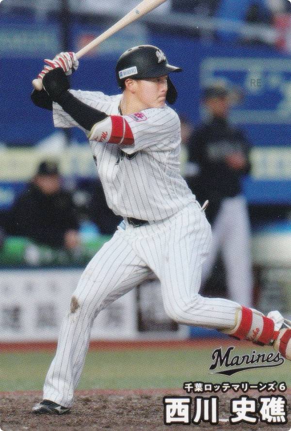 楽天市場】プロ野球チップス2025 第2弾 reg-102 西川 史礁 (ロッテ