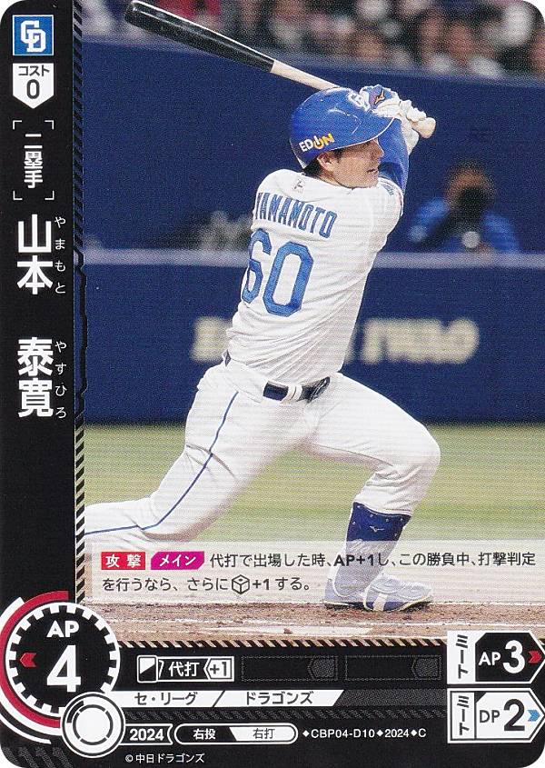 楽天市場】ドリームオーダー CBP04-D02 村松 開人 中日ドラゴンズ (SR