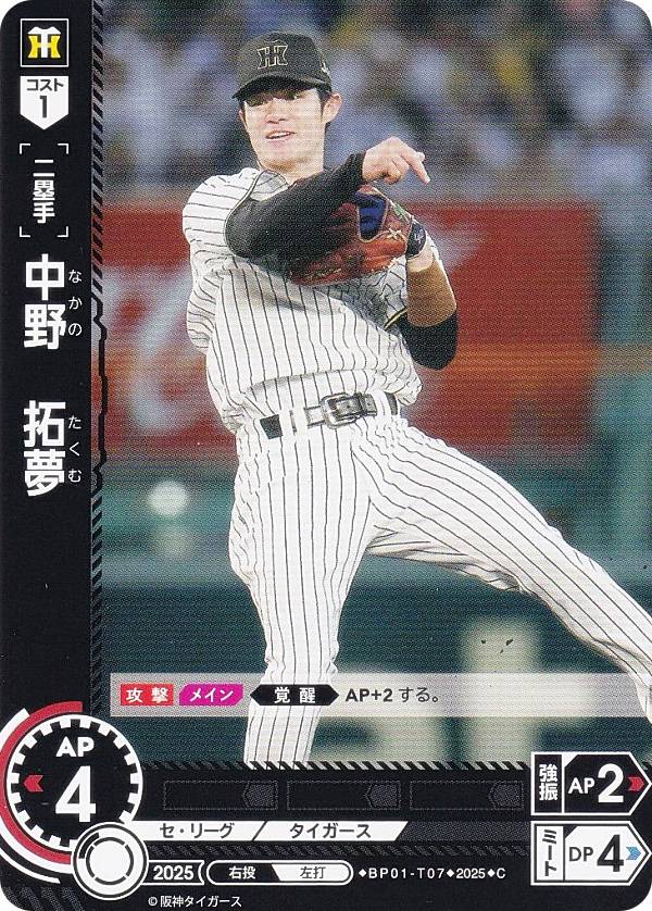 楽天市場】ドリームオーダー CSD01-T07 中野 拓夢 阪神タイガース (C