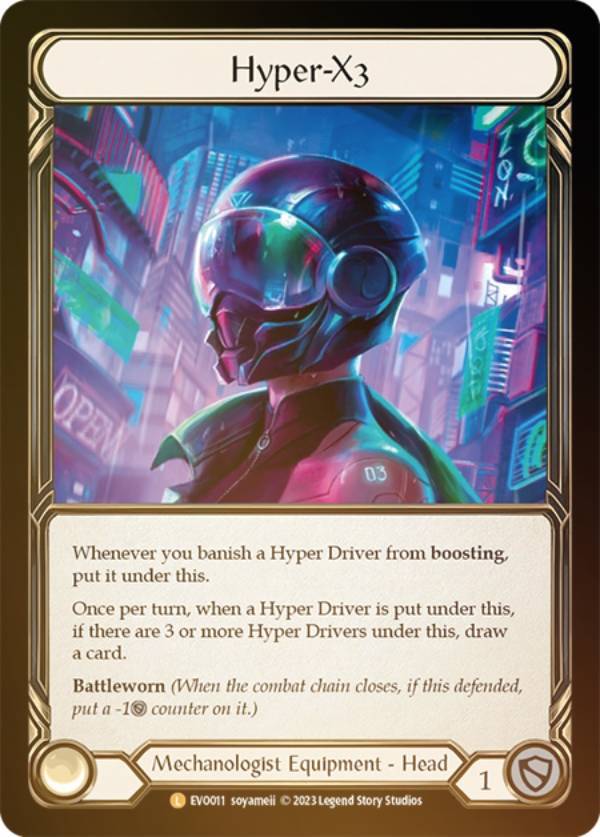 【レインボー・FOIL】フレッシュ＆ブラッド EVO 011 Hyper-X3 (L レジェンダリー) Bright Lights Flesh and Blood