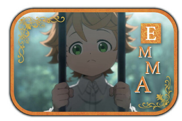 【エマA】 約束のネバーランド まるかくカンバッジ画像