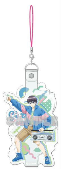 楽天市場】銀魂 クリアラバーストラップ第2弾 レトロポップ [2.志村新