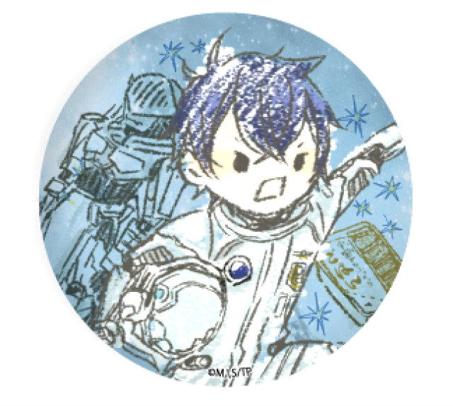 【スバル・イチノセ(デュランダル)】 缶バッジ 宇宙戦艦ティラミス 01 グラフアートデザイン画像