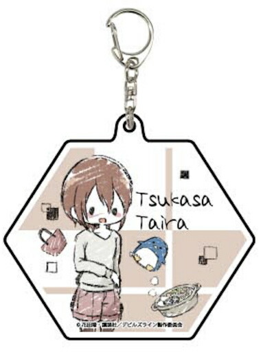 【平つかさ】 アクリルキーホルダー 6角形 デビルズライン 01 グラフアートデザイン画像