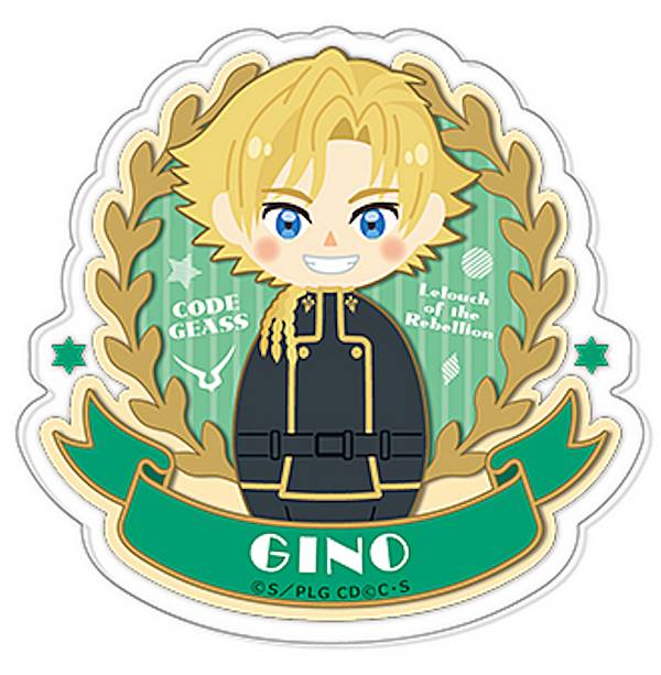 【ジノ・ヴァインベルグ】 コードギアス 反逆のルルーシュ トレーディングアクリルバッジ画像
