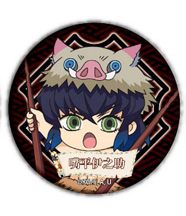 嘴平伊之助　缶バッジ 鬼滅の刃 嘴平伊之助 缶バッジ① - メルカリ