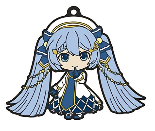 雪ミク ねんどろいどぷらす トレーディングラバーキーチェーン コンプセット 雪ミク2021 ねんどろいどぷらす トレーディングラバーキーチェーン