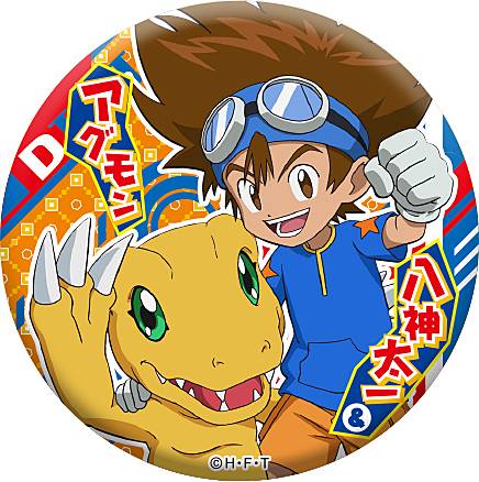 城戸丈　デジモンアドベンチャー ぼくらのウォーゲーム！ ドでか缶バッジ 第3弾 楽天市場】【城戸丈＆ゴマモン】 デジモンアドベンチャー 缶バッジ
