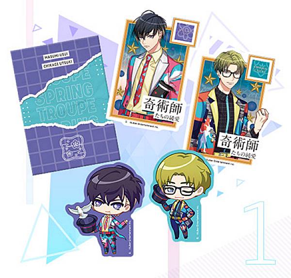 楽天市場】A3! キャラバッジコレクション 春組&夏組 （ちびキャラ