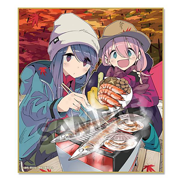 新品　ゆるキャン△ トレーディングミニ色紙　原作版　各務原なでしこ　志摩リン m61213230149_1.jpg?1749113274