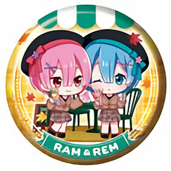 リゼロ レム memory snow 缶バッジ