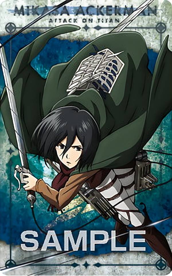 楽天市場】【No.48 ピーク&ポルコ】進撃の巨人 クリアカード