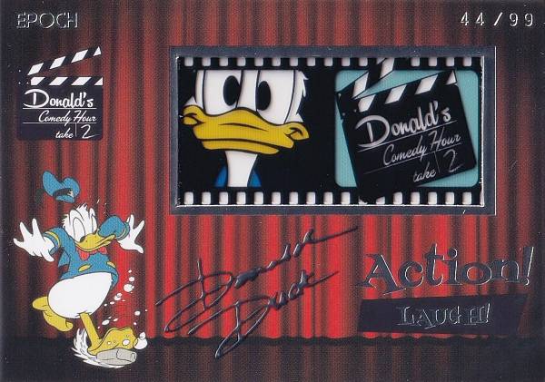 【[箔サイン＋レプリカフィルムシルバー箔 44/99] DCH-11 ドナルド・ダック (スペシャルインサートカードB) 】 DONALD DUCK ドナルドダック 90周年プレミアムコレクションカード