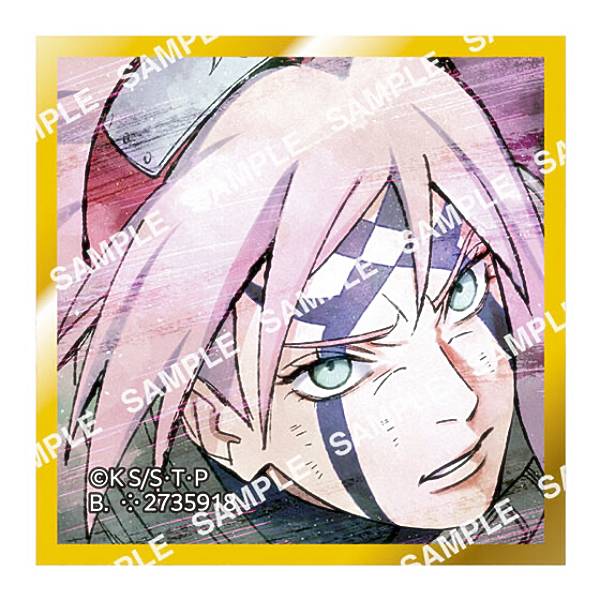 【春野サクラ】 豆ガシャ色紙 NARUTO-ナルト- 疾風伝 第二弾画像