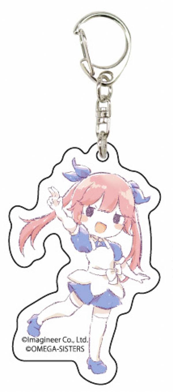 【おめがリオ】 アクリルキーホルダー メダロットS×おめがシスターズ 01 グラフアートデザイン画像