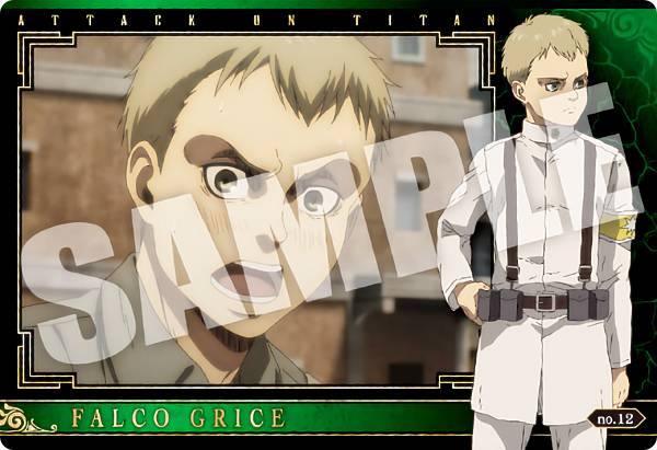 ファルコ進撃の巨人】進撃の巨人 ファルコ 缶バッジ 2 Anique Shop JAPAN