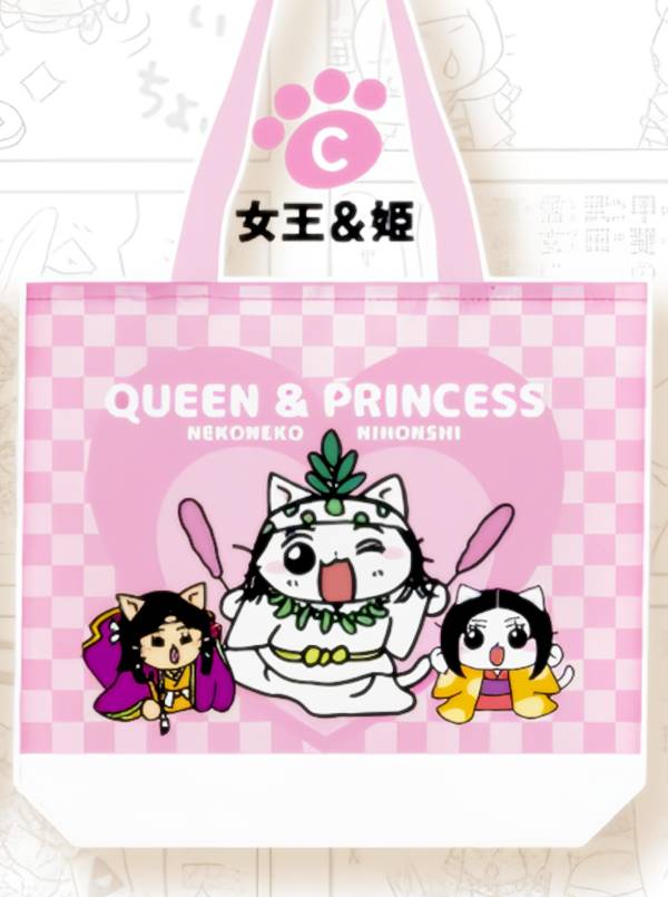 【C.女王＆姫】 ねこねこ日本史 トートバッグ画像