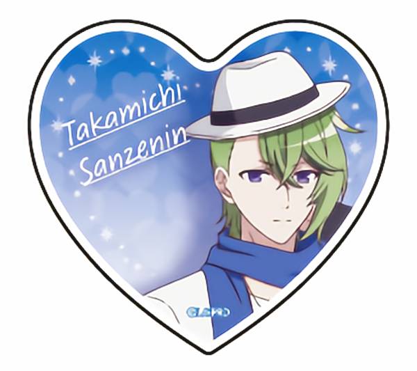 【三千院鷹通】 キャラアクリルバッジ アニメ アイ★チュウ 02 アイドル衣装Ver.画像