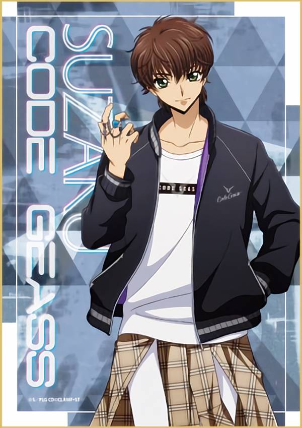 コードギアス 反逆のルルーシュ　 枢木スザク、ルルーシュ・ランペルージ 楽天市場】【ルルーシュ・ランペルージ(背景タイトル有り)】 コード