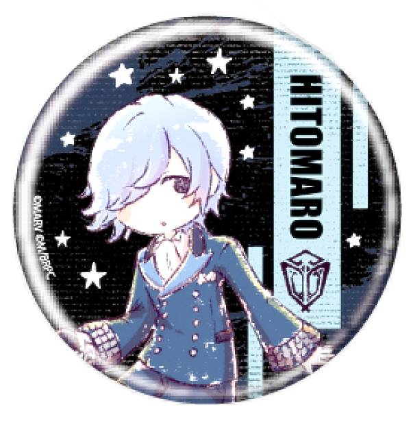 【柿本人麻呂】 缶バッジ 幕末Rock 虚魂 07 グラフアートデザイン画像