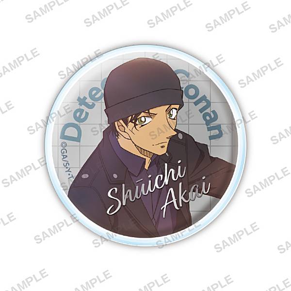 楽天市場】名探偵コナン 緋色の缶缶フェア 赤井秀一 単品 缶バッジ