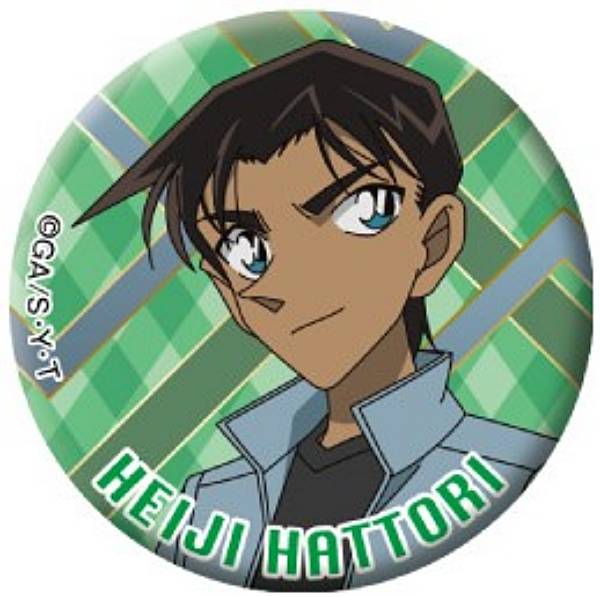 服部平次 NewDays 缶バッジ 楽天市場】名探偵コナンプラザ トレーディングジュエリー缶バッジ 服部