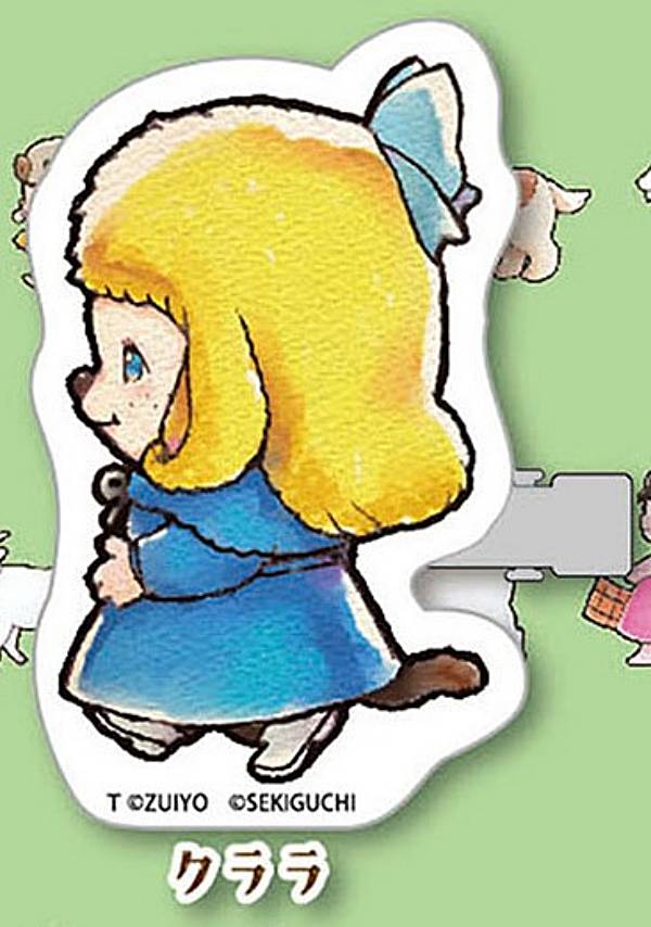 【クララ】アルプスの少女ハイジ×モンチッチ アクリルヘアクリップ画像