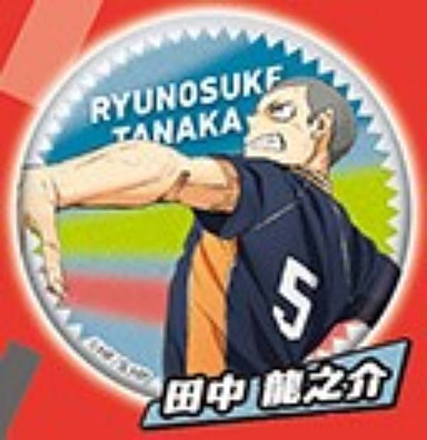 楽天市場】ハイキュー!!_田中龍之介 缶バッジ Ver.1.0／colleize