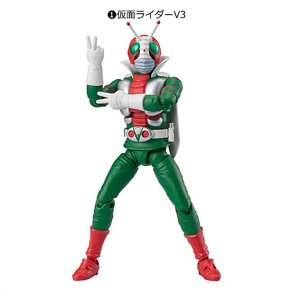 【1.仮面ライダーV3】掌動-XX(ダブルクロス) 仮面ライダー9画像