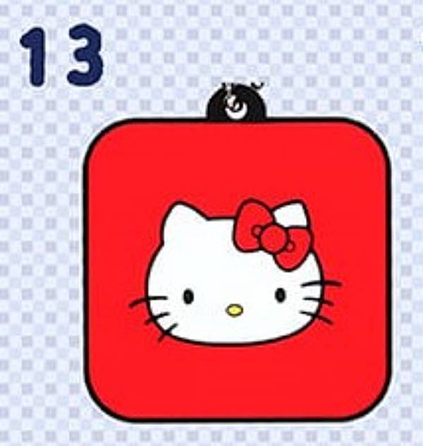 楽天市場】ハローキティ 50TH ANNIVERSARY ラバーキーホルダー