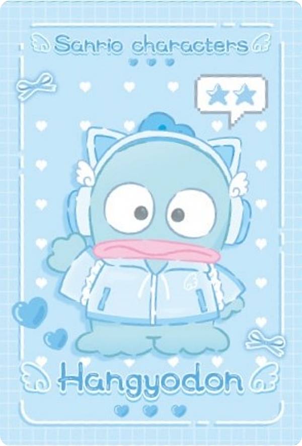 【07.ハンギョドン (水色デイズ) (キャラクターカード) 】サンリオキャラクターズ ウエハース8画像