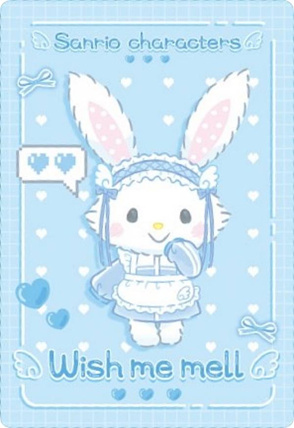 【12.ウィッシュミーメル (水色デイズ) (キャラクターカード) 】サンリオキャラクターズ ウエハース8画像