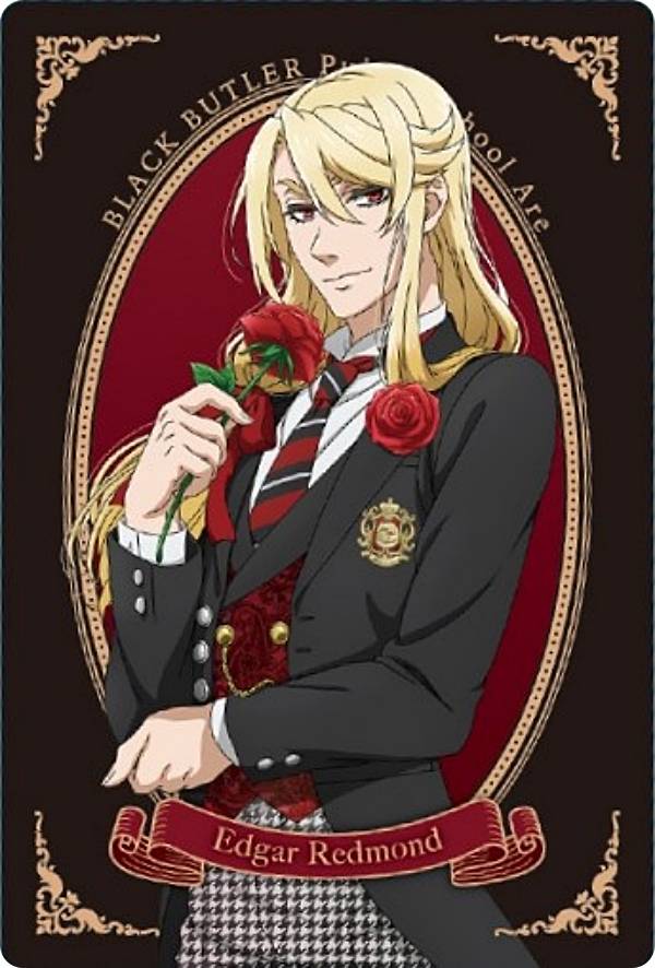 【No.03 エドガー・レドモンド (キャラクターカード) 】黒執事 -寄宿学校編- ウエハース画像